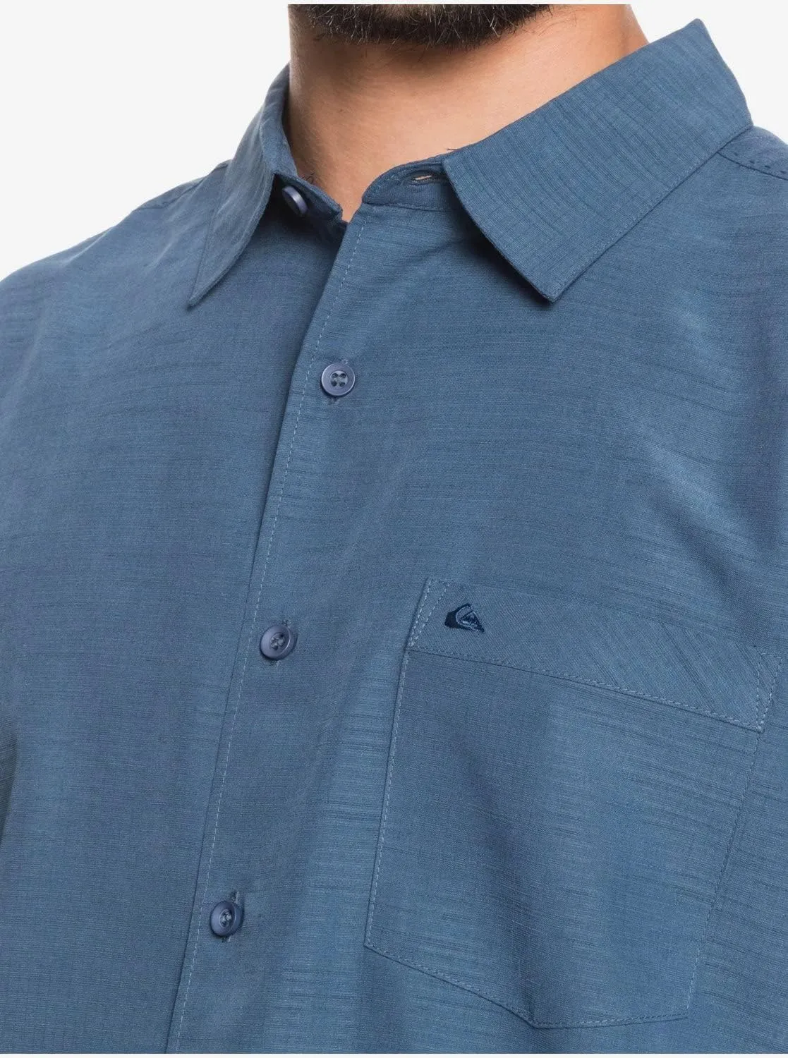 Quiksilver Men's Centinela 4 Button Up Comfort Fit Pocket Shirt