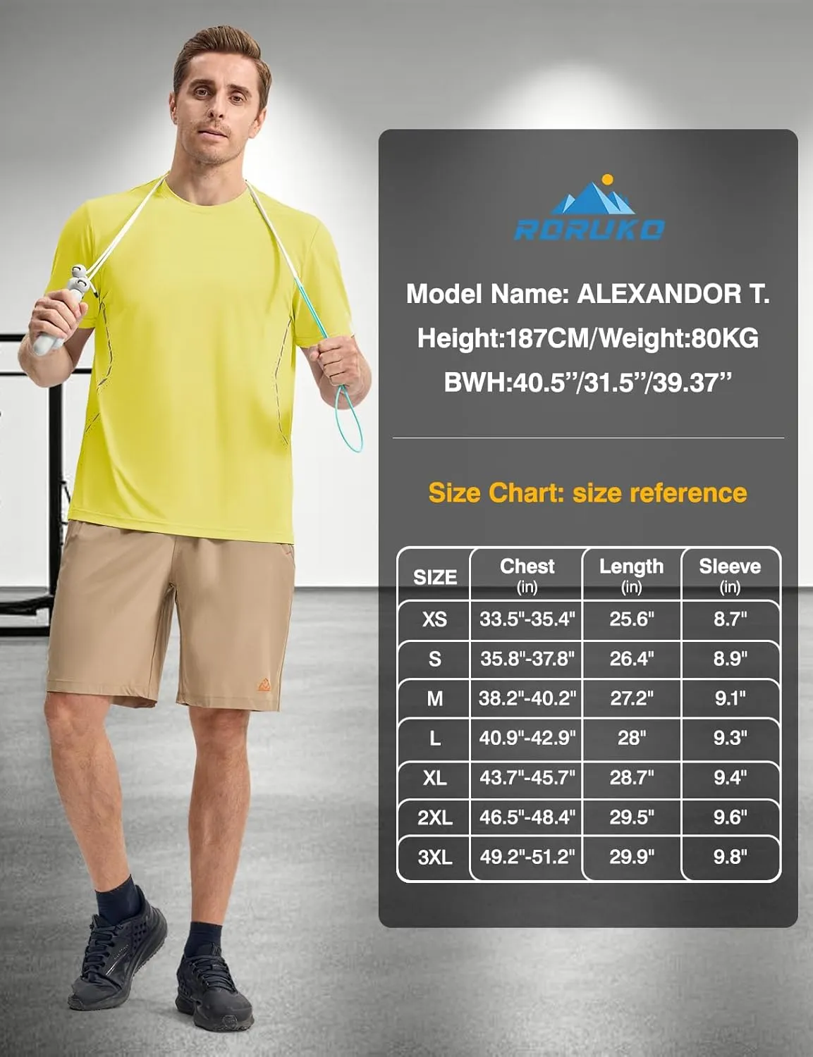 Rdruko Mens Athletic Shirts Dry Fit Short Sleeve Moisture Wicking Workout Shirts Breathable Cool Running Gym T-Shirt