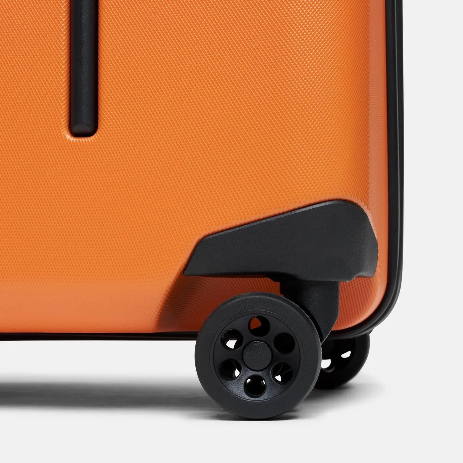 Ridge Check In Luggage - German Makrolon Polycarbonate Shell - TSA-Approved Lock with 360 Spinner Wheels (Basecamp Orange)