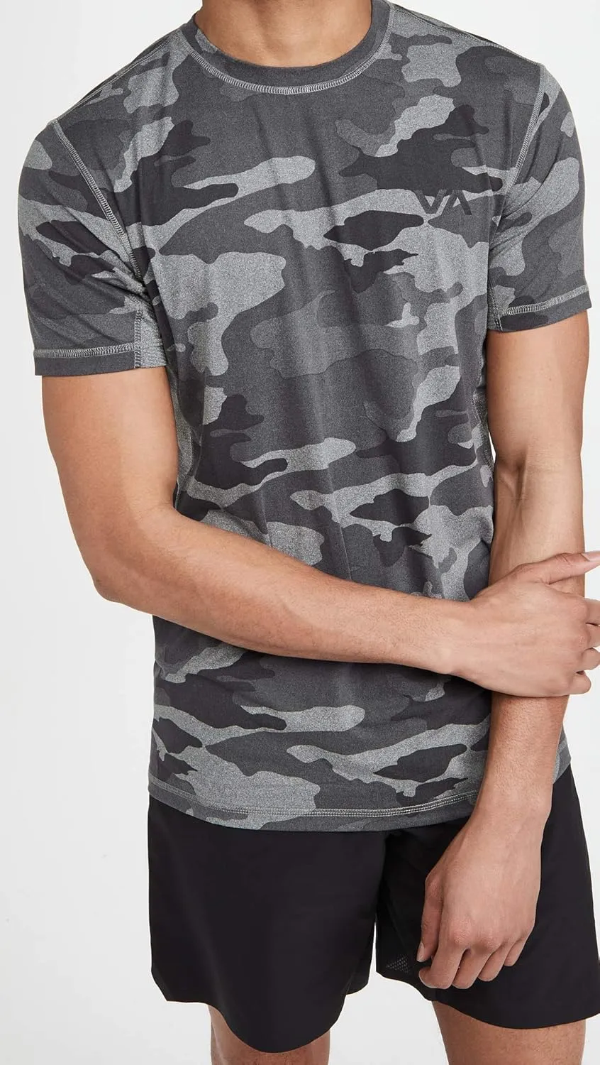 RVCA Men's Sport Vent Short Sleeve Crew Neck T-Shirt