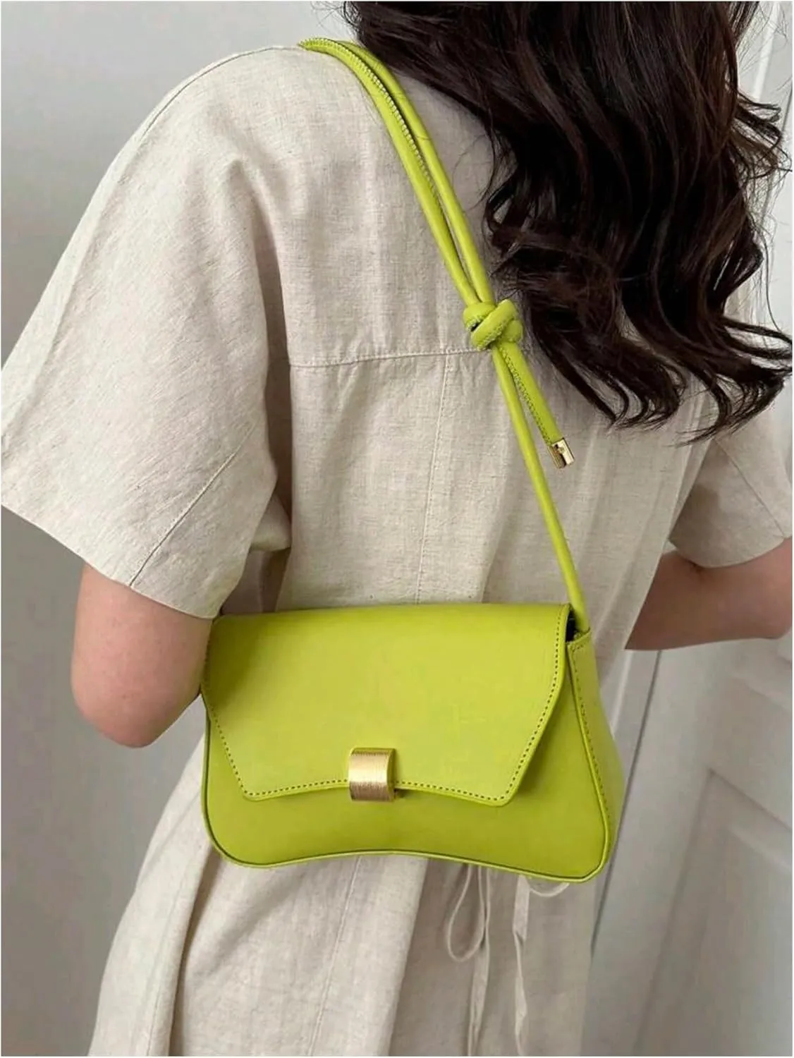 SHENHE Women's PU Leather Shoulder Bag Knotted Top Handle Hobo Purses Underarm Clutch Handbag