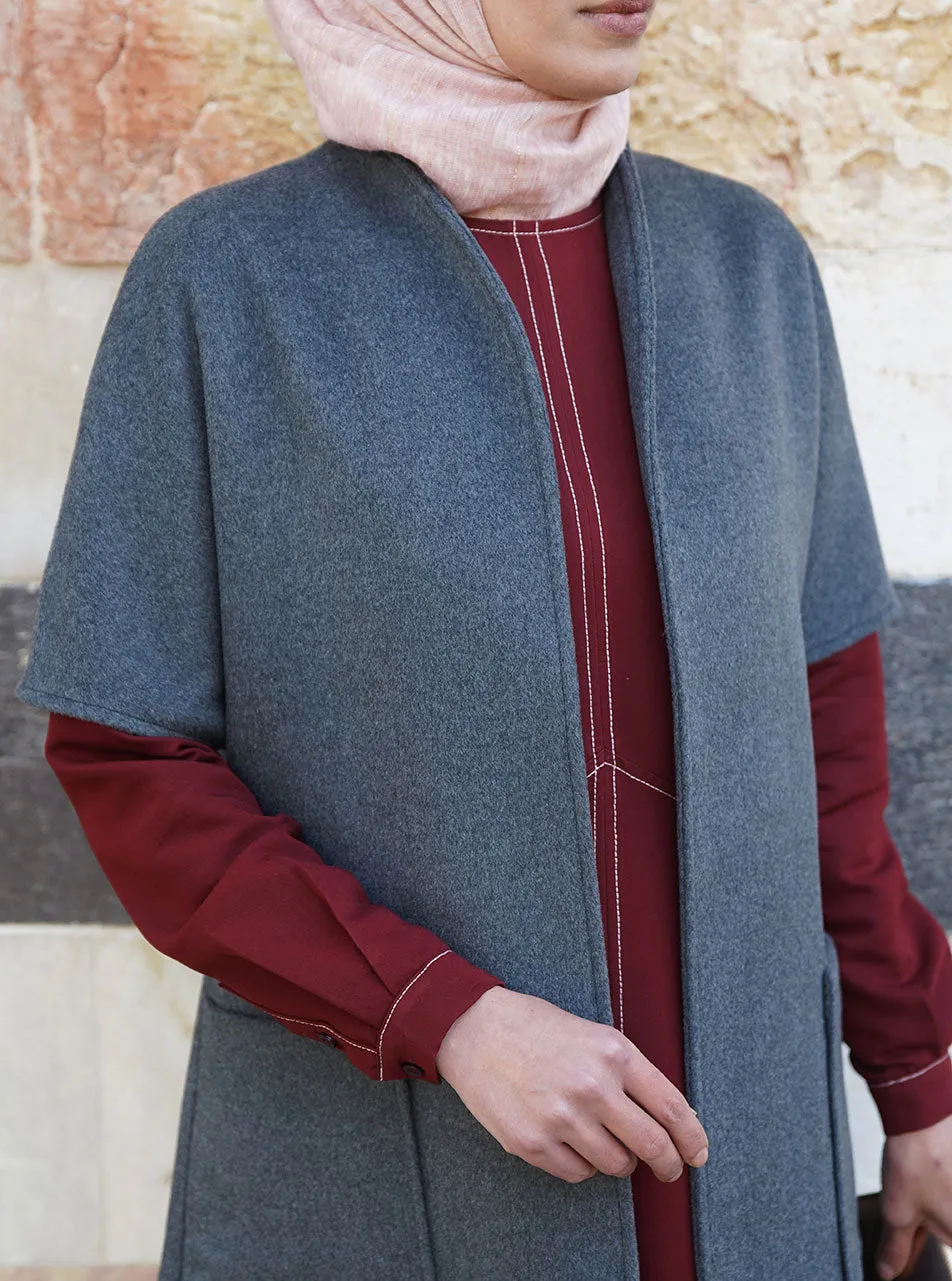 Short Sleeved Wool Jacket
