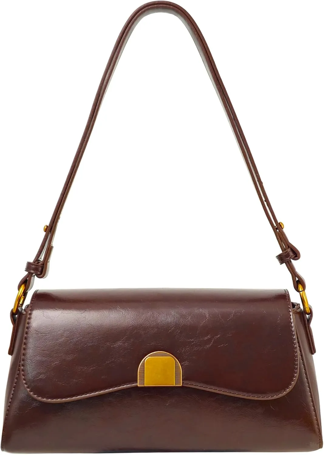 Shoulder Bag for Women Leather Handbag Classic Small Purse Crossbody Hobo Handbag with Adjustable Strap