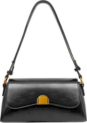 Shoulder Bag for Women Leather Handbag Classic Small Purse Crossbody Hobo Handbag with Adjustable Strap