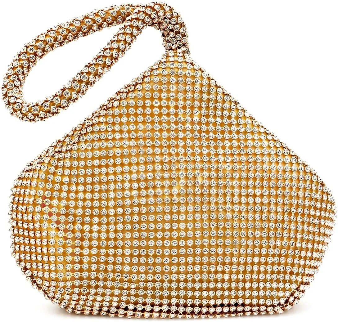 Small Sparkle Clutch Bag for Women Wedding Rhinestone Purse Evening Bag Mini Handbags