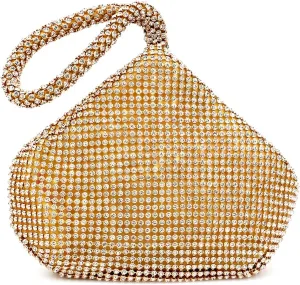 Small Sparkle Clutch Bag for Women Wedding Rhinestone Purse Evening Bag Mini Handbags