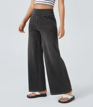 SOLNE - Relaxed Fit Wide-Leg Jeans