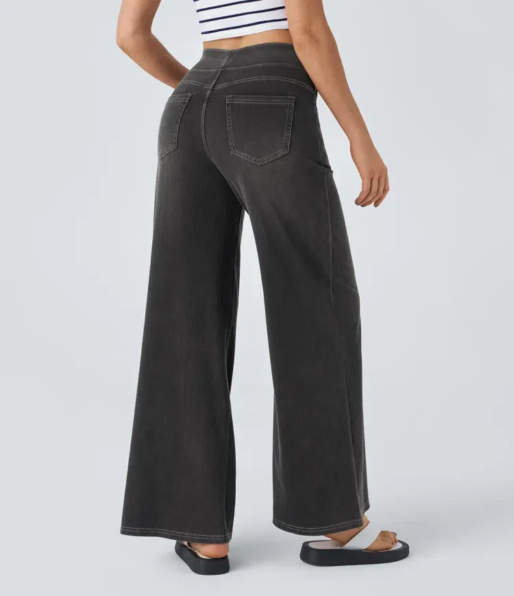 SOLNE - Relaxed Fit Wide-Leg Jeans