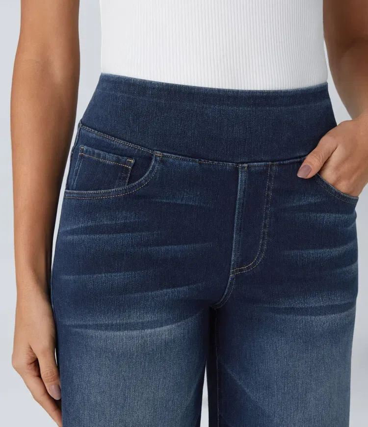 SOLNE - Relaxed Fit Wide-Leg Jeans