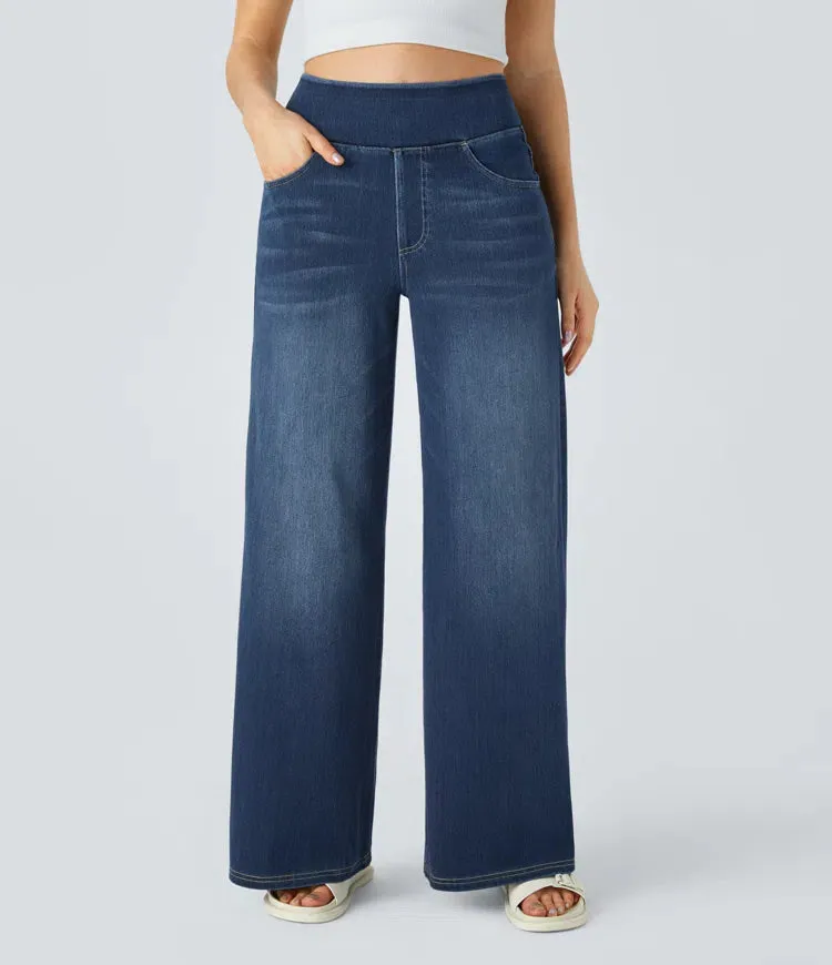 SOLNE - Relaxed Fit Wide-Leg Jeans