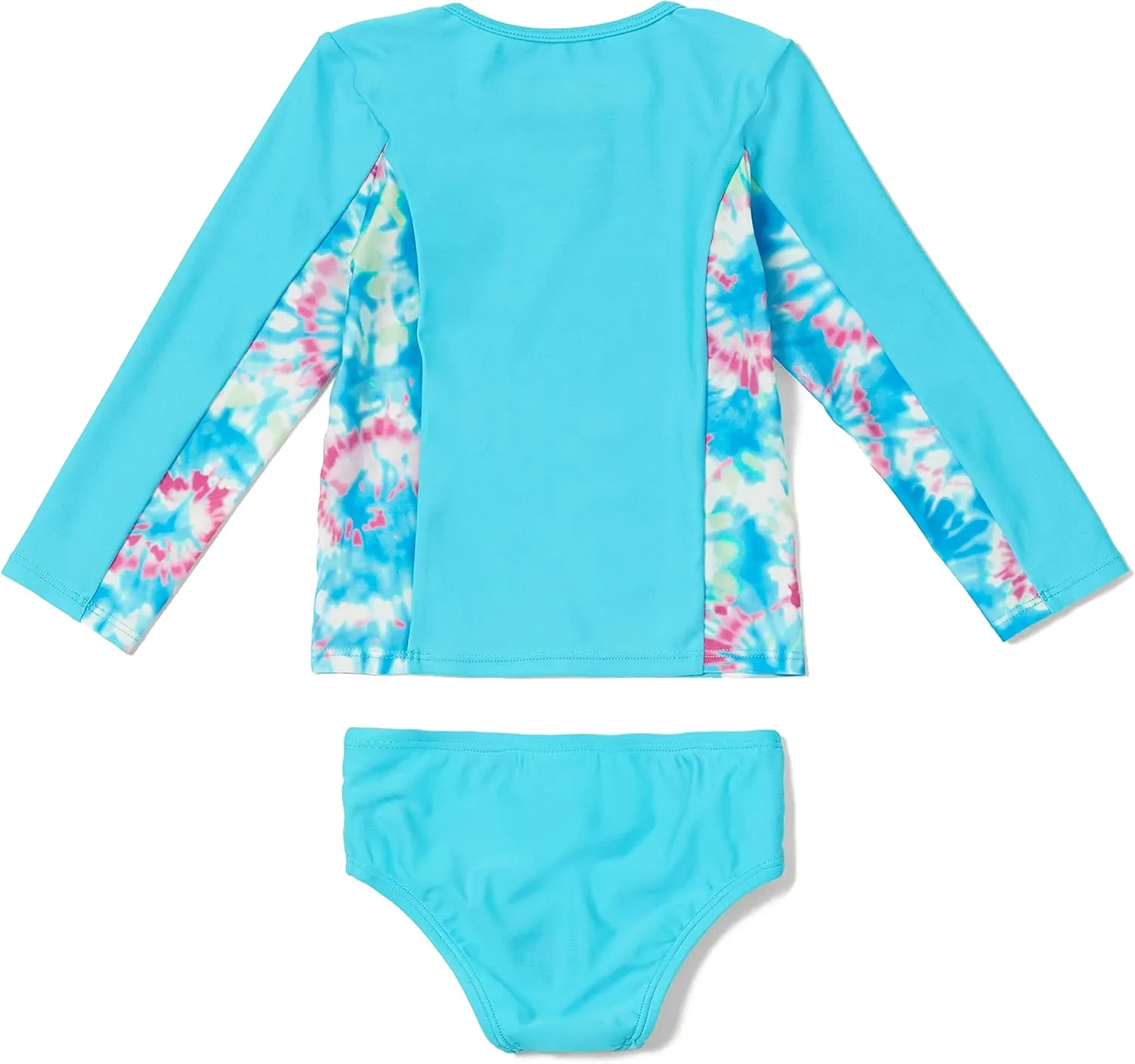Speedo Girl's Uv Swim Shirt Long Sleeve Rashguard Set