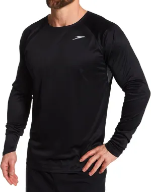 Speedo Men's Uv Swim Shirt Long Sleeve Fitness Rashguard