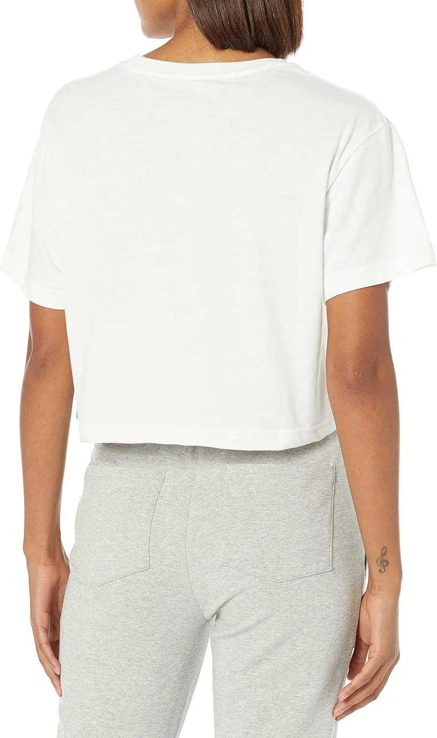 Speedo Women's T-Shirt Short Sleeve Crew Neck Vintage Crop