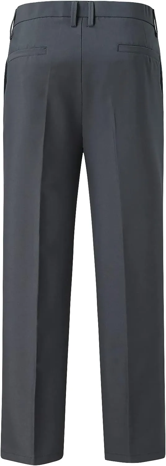 Suit Pants for Men's,Slim Fit Zipper Button Chino Work Suit Pants Business Straight Leg Skinny Suit Trousers