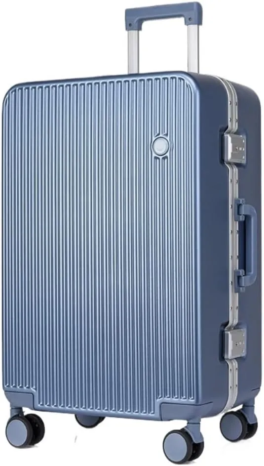 Suitcase New Aluminum Frame Hard Shell Suitcase Suitcase 20 Inch Boarding Case Long and Short Distance Trolley Case Suitcases
