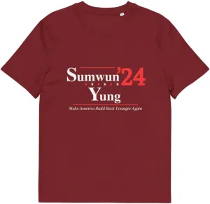 Sumwun Yung for President 2024 - Unisex Organic Cotton t-Shirt