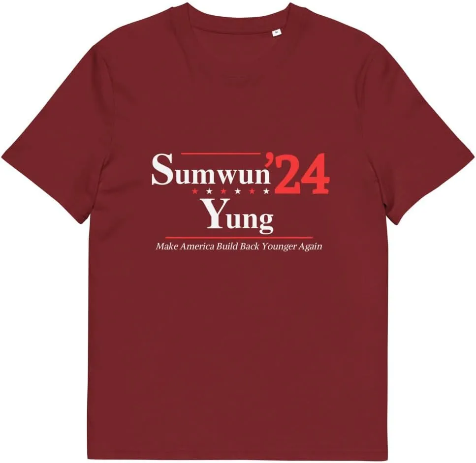 Sumwun Yung for President 2024 - Unisex Organic Cotton t-Shirt