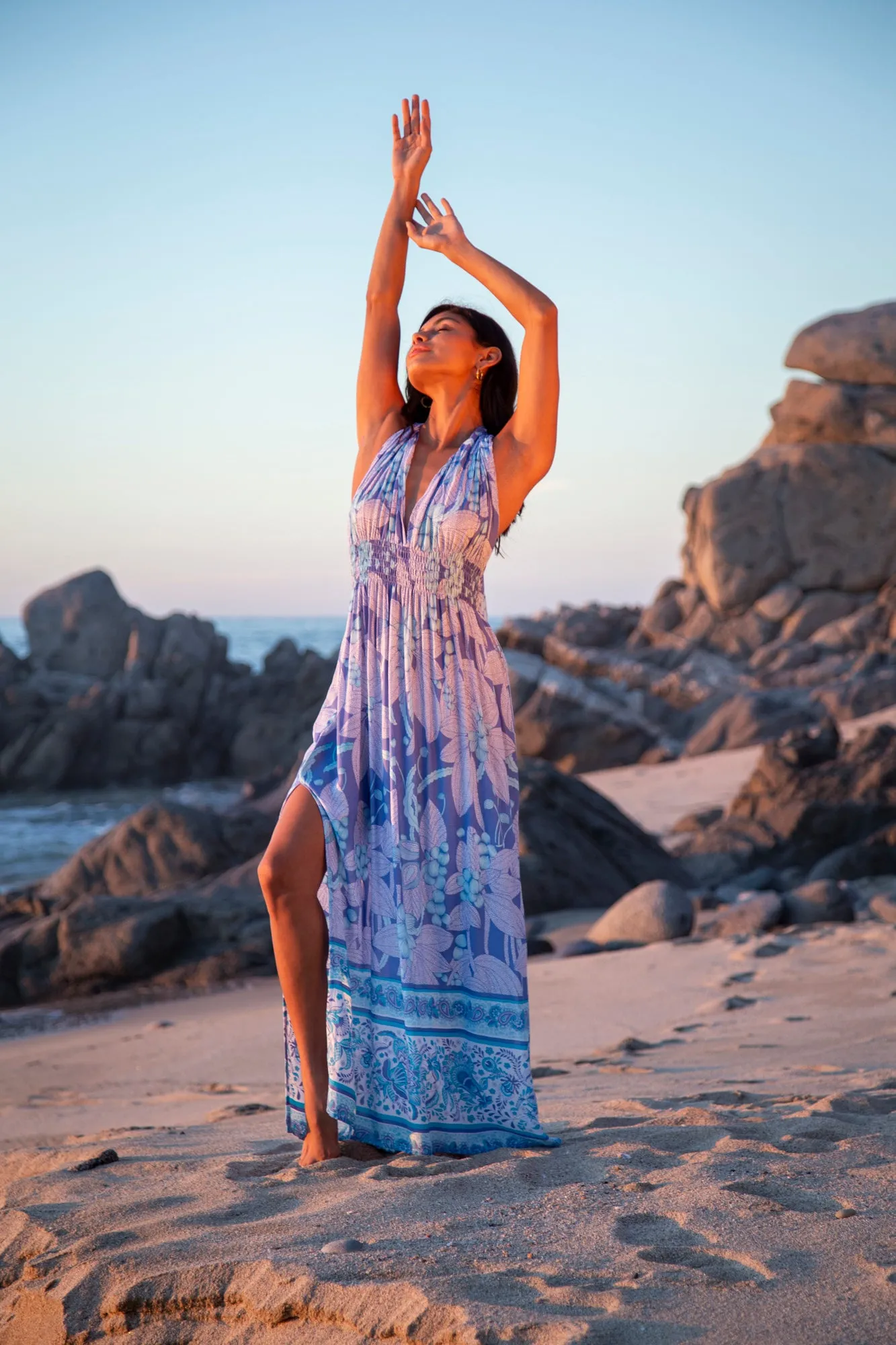 Tammy Infinity Dress in Premium Blue Hawaiian