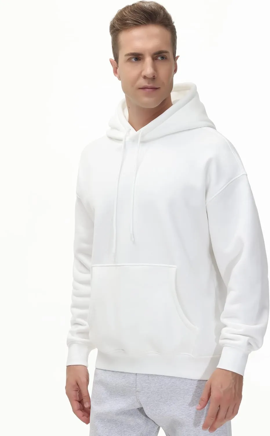 THE GYM PEOPLE Men's Fleece Pullover Hoodie Loose Fit Ultra Soft Hooded Sweatshirt With Pockets