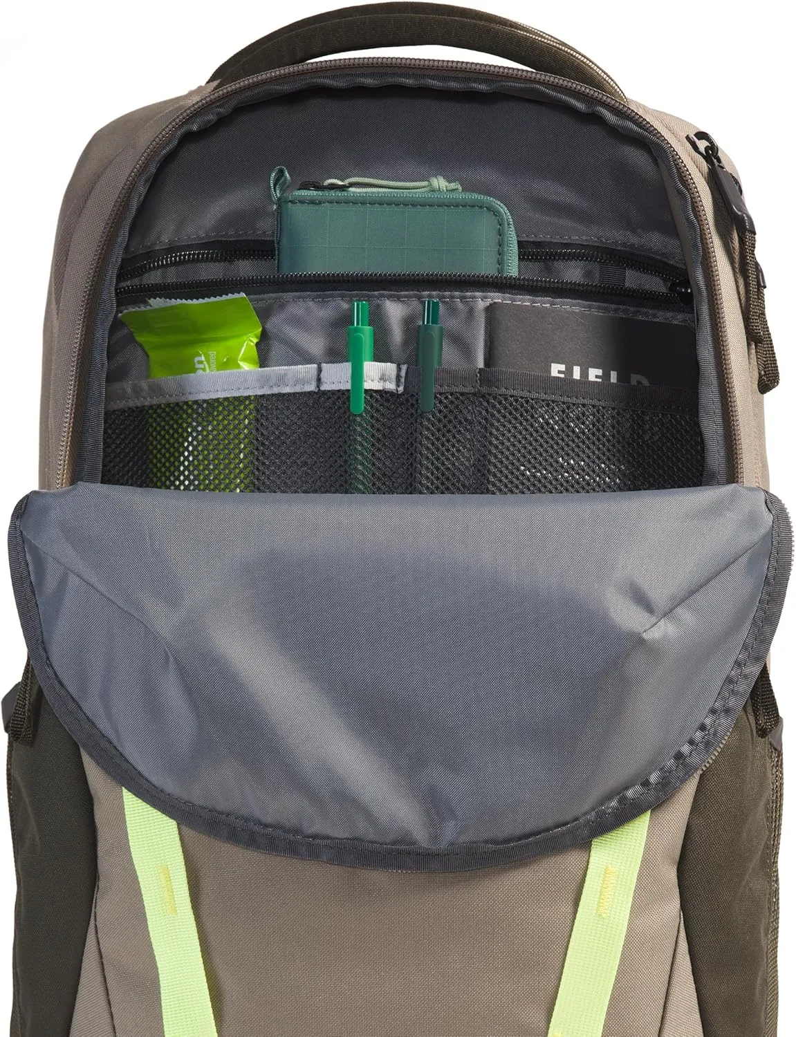 THE NORTH FACE Vault Everyday Laptop Backpack - PFAS Free, Cavern Grey/New Taupe Green, One Size