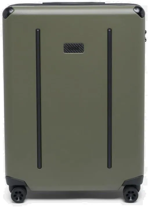 The Ridge Check-In Luggage - German Makrolon Polycarbonate Shell - TSA-Approved Lock with 360 Spinner Wheels - Matte Olive