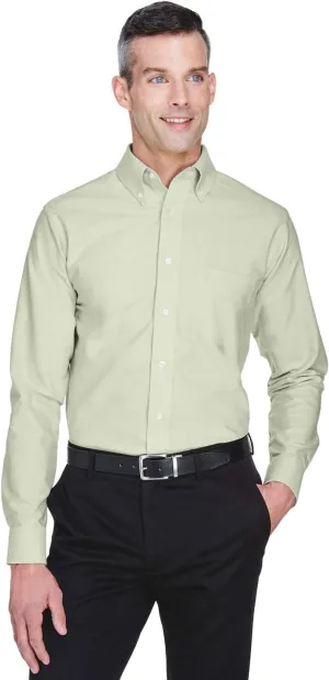 UltraClub Men's Tall Wrinkle-Free Long Sleeve Oxford Shirt