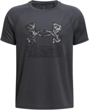 Under Armour Boys' Tech Hybrid Print Short Sleeve T Shirt