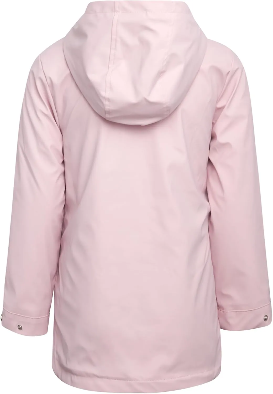 URBAN REPUBLIC Girls Rain Jacket - Sherpa Fur Lined Waterproof Girls Rain Coat and Windbreaker Rain Jacket for Outdoor (7-16)