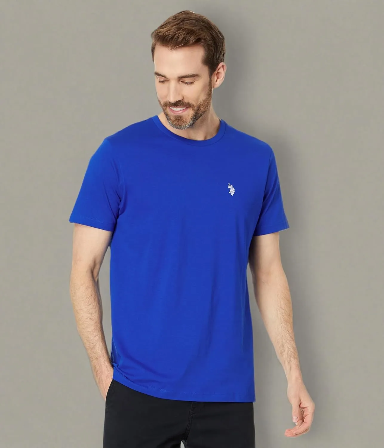 U.S. Polo Assn. Men's Crew Neck Small Pony T-Shirt
