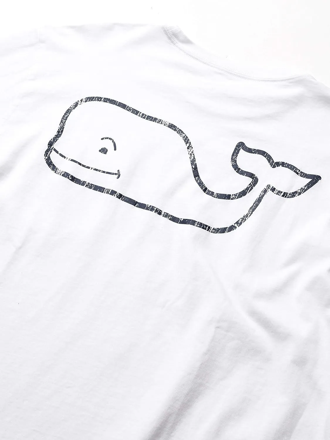 vineyard vines Men's Long Sleeve Vintage Whale Pocket T-Shirt