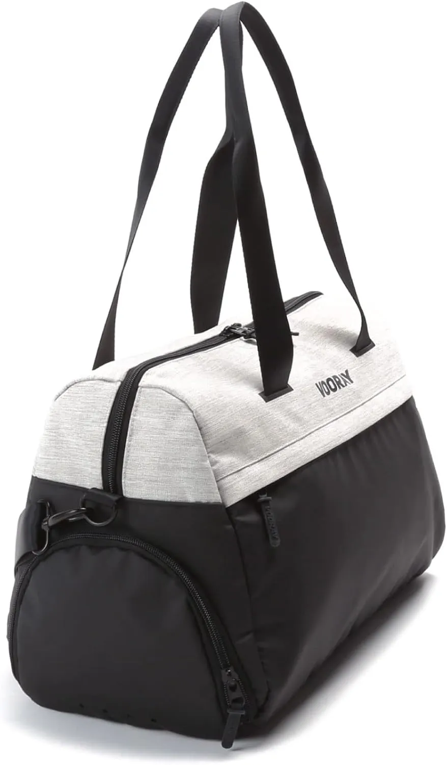 Vooray 25L Trainer Duffel Bag  Lightweight Travel Duffel for Women and Men with Shoe Pocket, Workout Bag, Weekender for Overnight, Football, Traveling, or Hospital Use