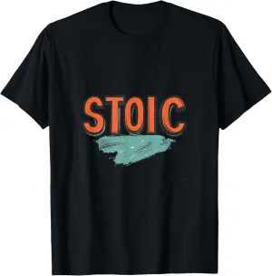 Wisdom and Strength in this Stoic Message Outfit T-Shirt