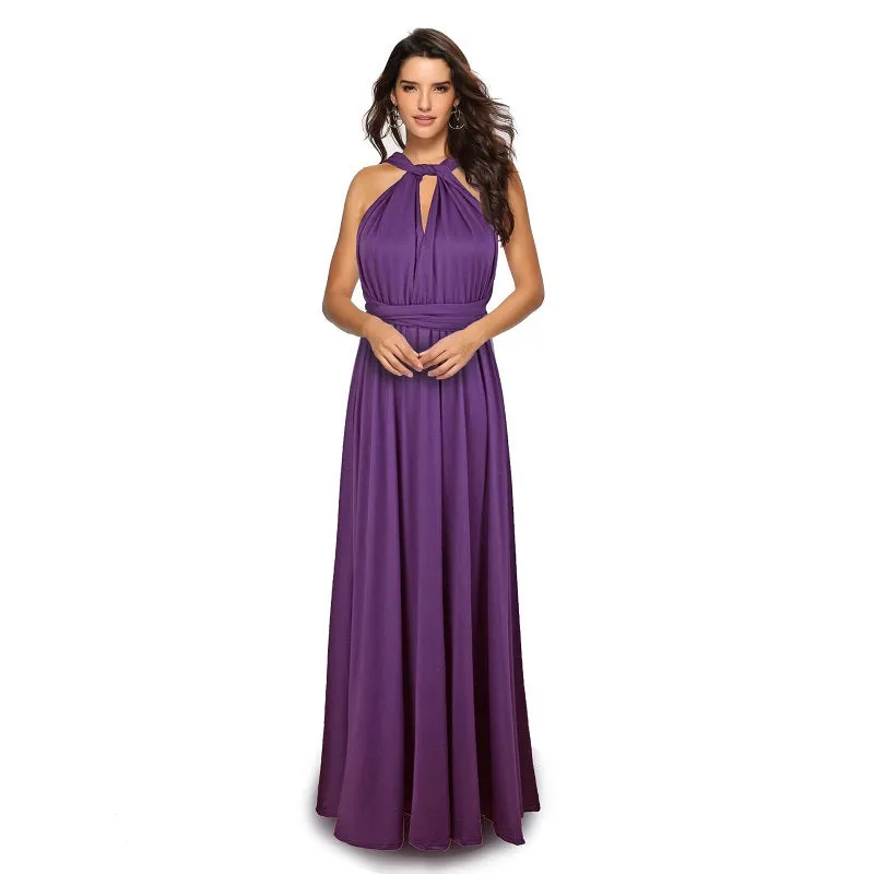 Women Convertible Boho Maxi Club Dress