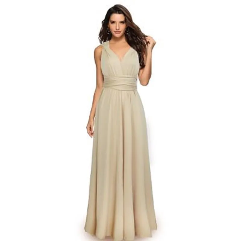 Women Convertible Boho Maxi Club Dress