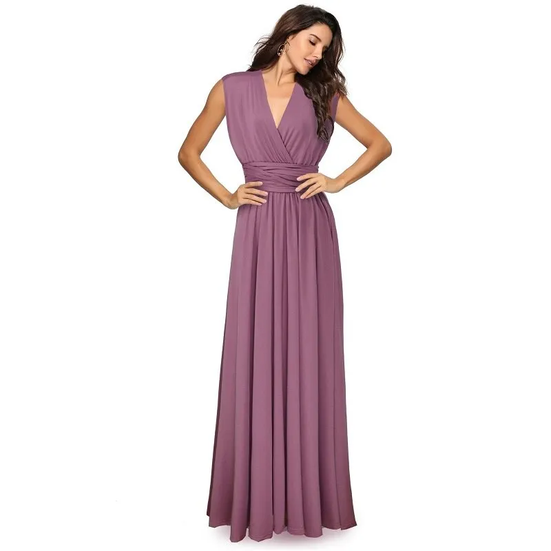 Women Convertible Boho Maxi Club Dress
