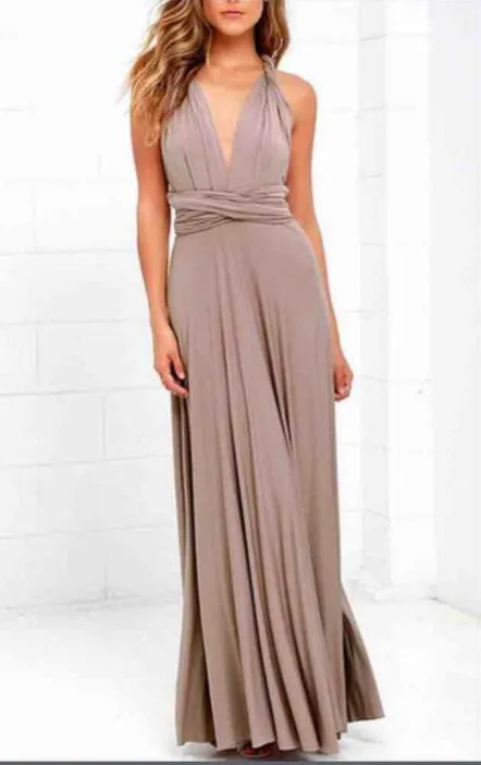 Women Convertible Boho Maxi Club Dress