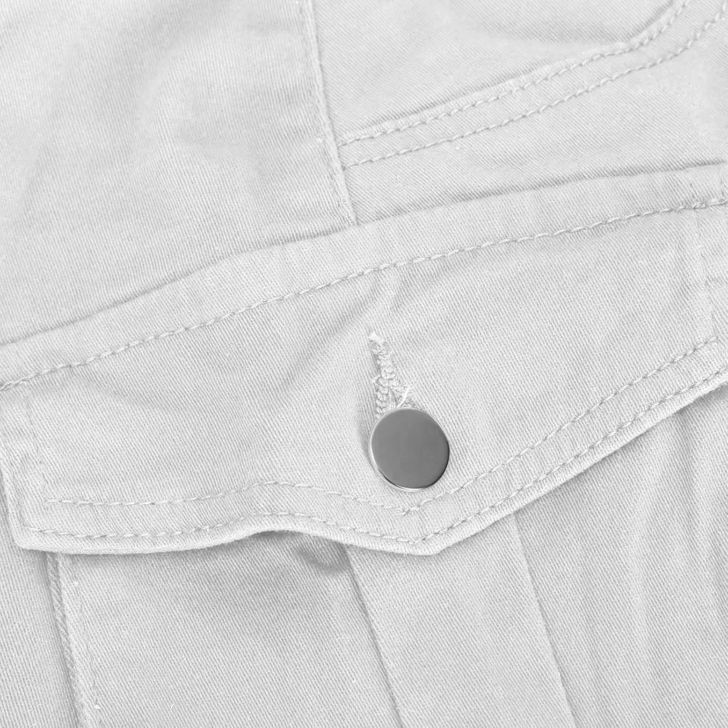Women's Casual Button Zipper Skirt High Waist Solid Color Jean Skirt Stretch Sexy Cute Denim Skirts with Pockets