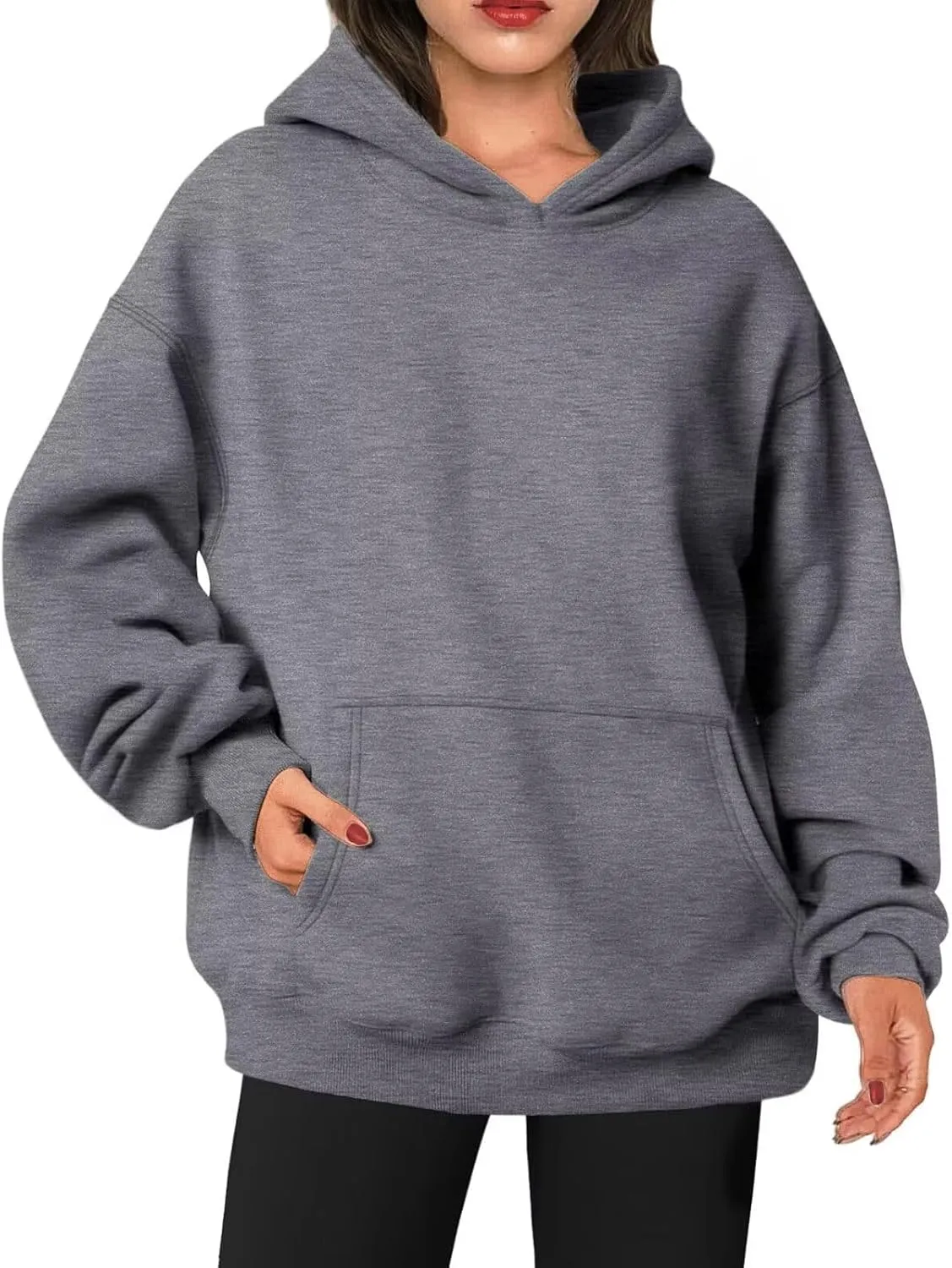 Women's Oversized Hoodies Fleece Sweatshirts Long Sleeve Sweaters Pullover Fall Outfits Winter Clothes