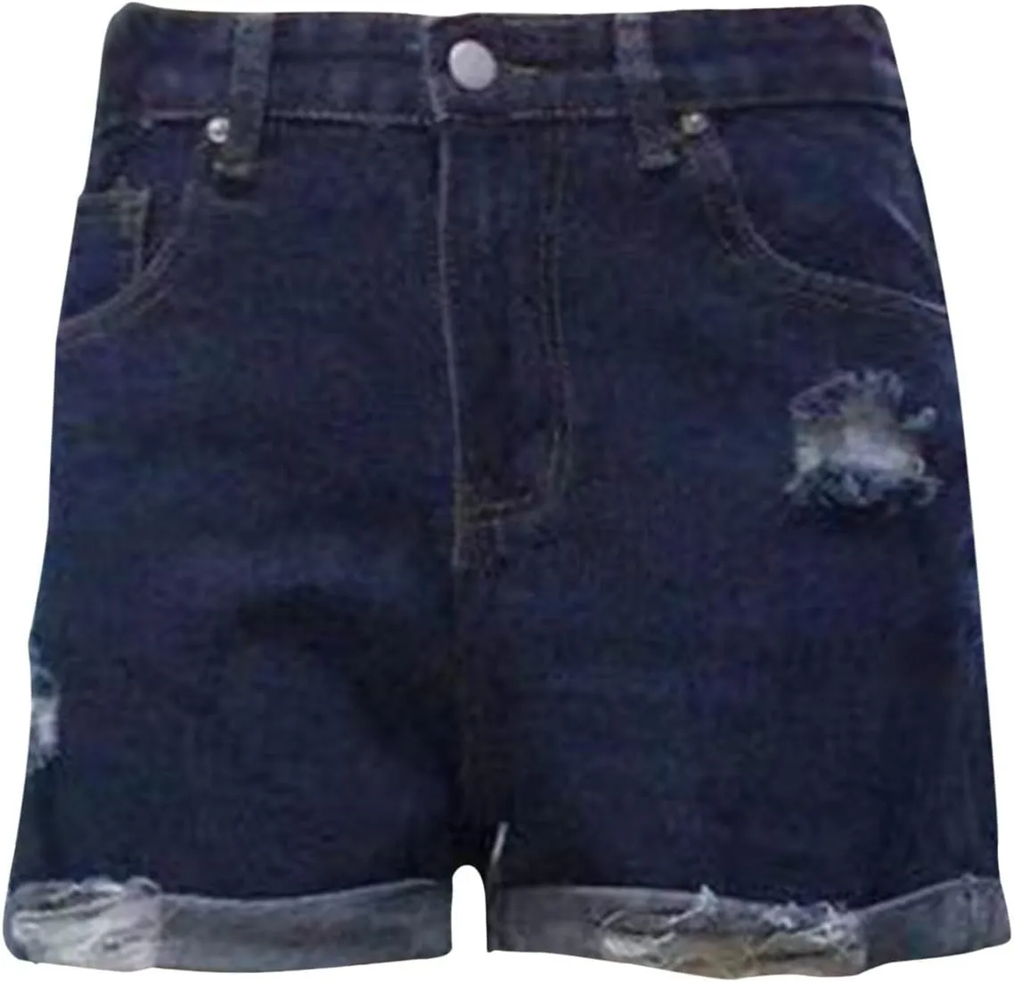 Womens Short Jeans Summer Casual Jean Shorts High Waisted Loose Denim Short Fashion Classic Shorts with Pockets