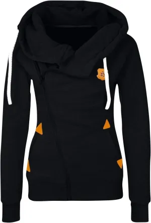 Womens Side Zip up Hooded Sweatshirt Casual Fashion Jackets Fall Outfits Winter Warm Y2k Coat with Pockets