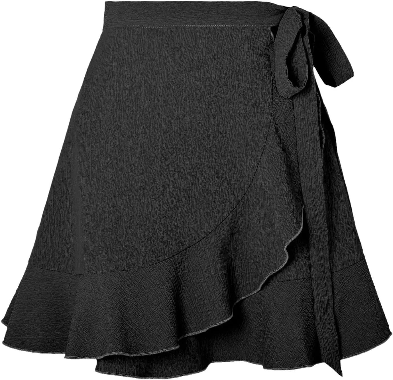 Womens Skirts Swing Skirt Knee Length Women's Summer Empire Waist Ruffle Tiered Mini Skirt Floral Printed A Line Swim