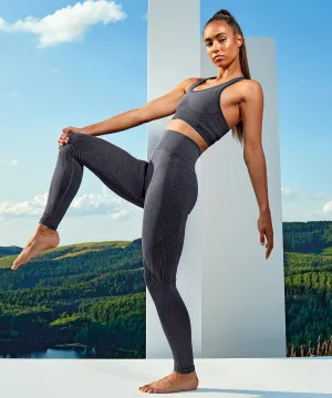 Women's TriDri Seamless 3D Fit Denim Look Pocket Leggings {TR305}