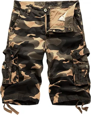 Work Shorts for Men Trousers Cotton Color and Cropped Summer Shorts Pants Men's Pants Shorts Mens Mens Cargos Men's