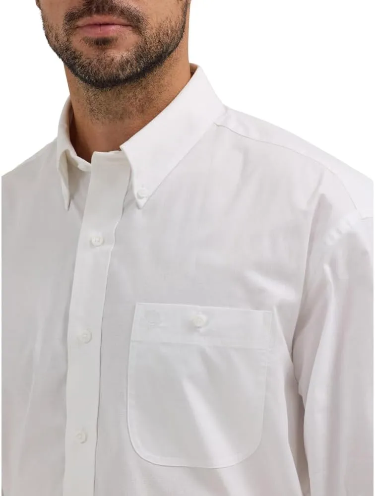 Wrangler Men's George Strait Button Down Long Sleeve Shirt