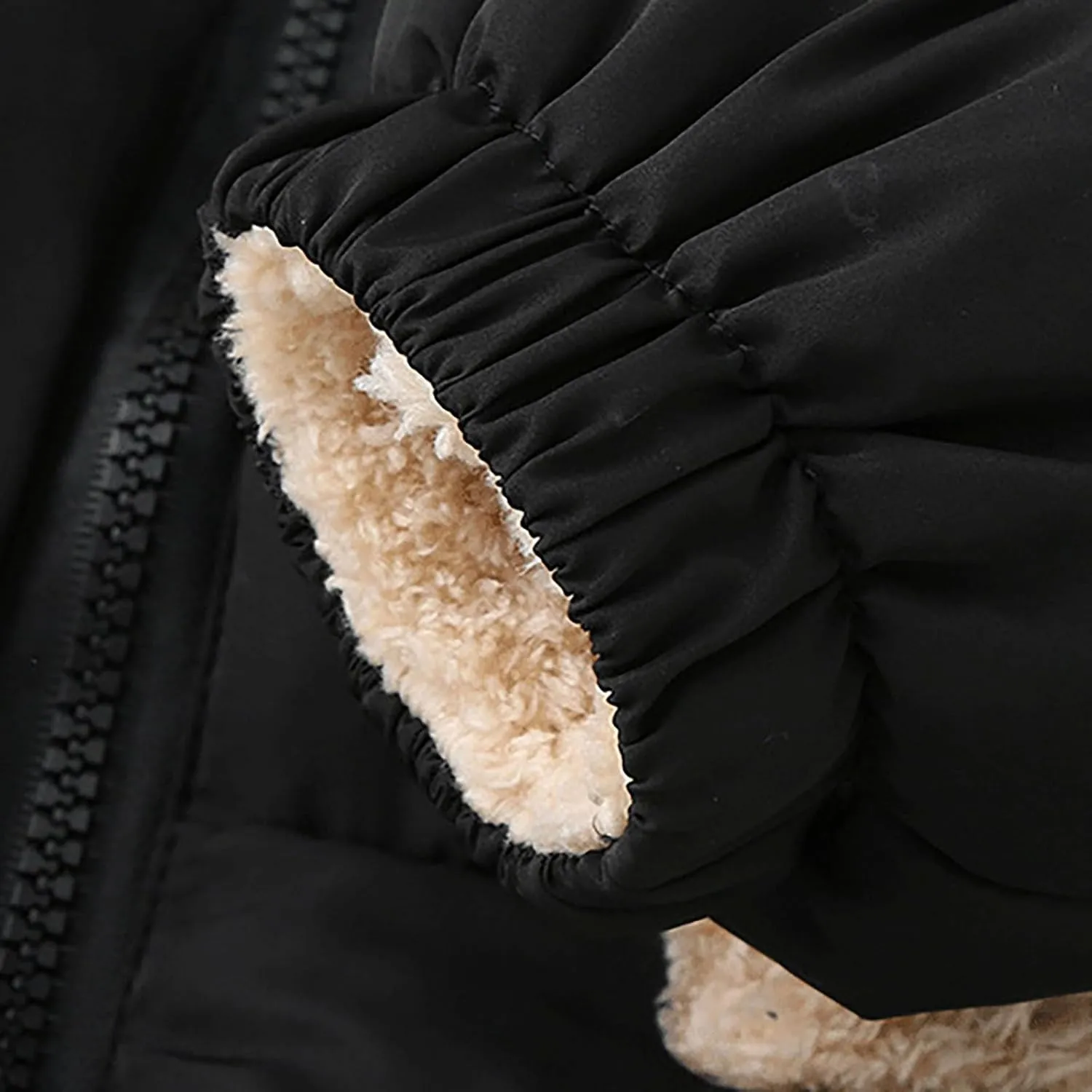 Youth Coats Kids Toddler Baby Boys Girls Winter Warm Thick Solid Cotton Long Sleeve Padded Jacket Coat Age Jacket