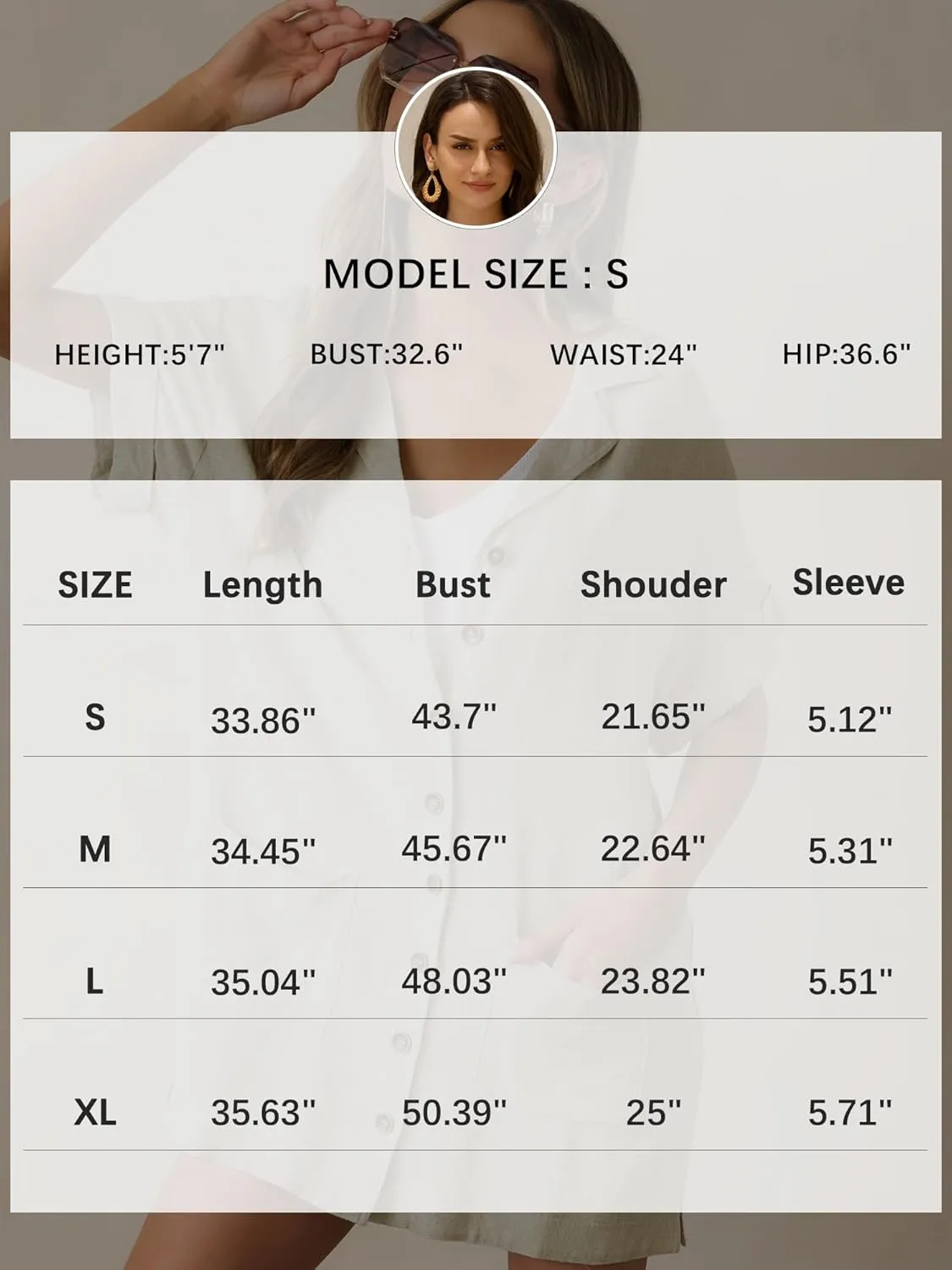 ZAFUL Women's Button Down Cotton Shirt Dress with Pockets, Short Sleeves V-Neck Collar Sundress Summer Break Beach 2025